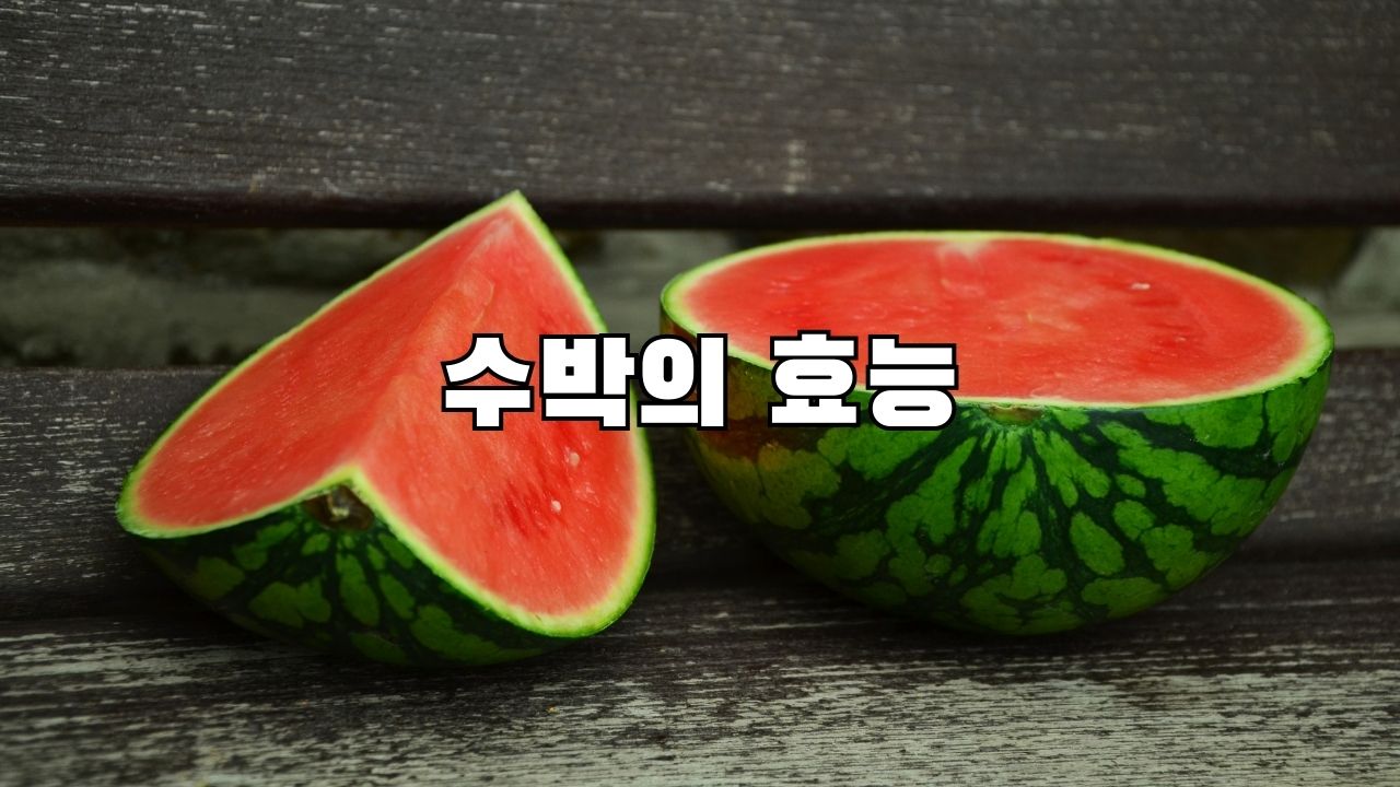 수박의 효능