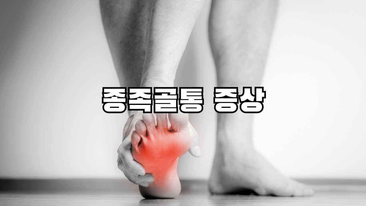 종족골통 증상